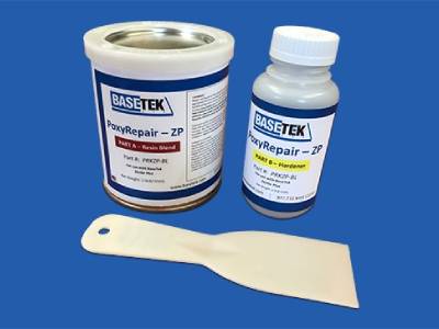 PoxyRepair kit for polymer concrete repair