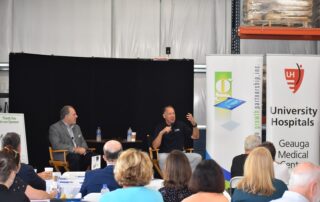 Scott presenting at GGP Entrepreneurial breakfast
