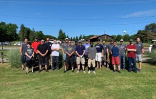 2019 BaseTek golf outing on a beautiful summer day