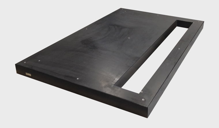 Housekeeping Pads Polymer precast housekeeping pad with cut-out